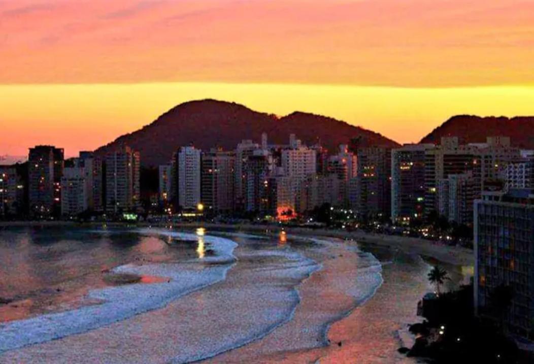 Apartamento Guarujá, praia Astúrias aconchegante Exterior foto